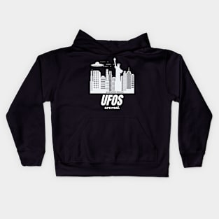 UFOS ARE REAL. Kids Hoodie